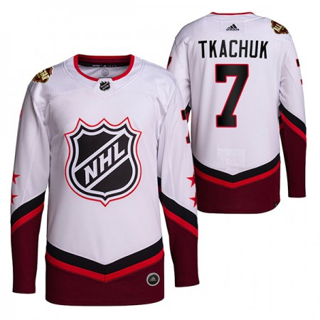 Ottawa Senators Brady Tkachuk 7 2022 NHL All-Star Wit Authentic Shirt - Mannen
